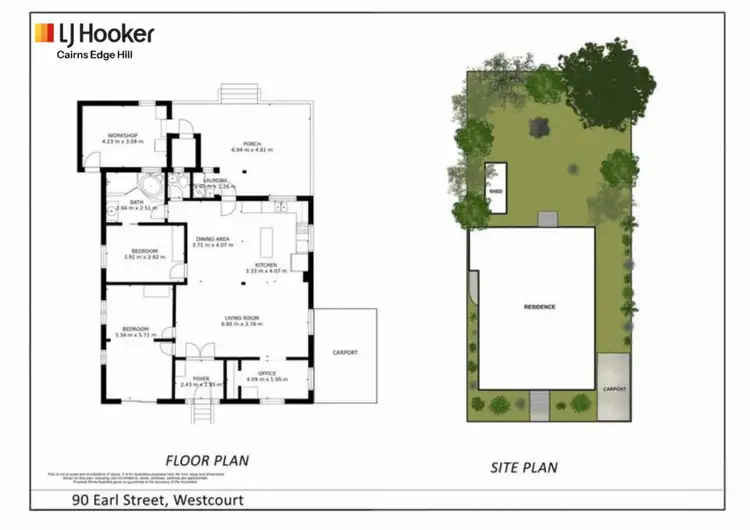 Floorplan of Homely house listing, 90 Earl Street, Westcourt QLD 4870