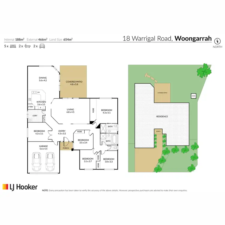 Floorplan of Homely house listing, 18 Warrigal Road, Woongarrah NSW 2259