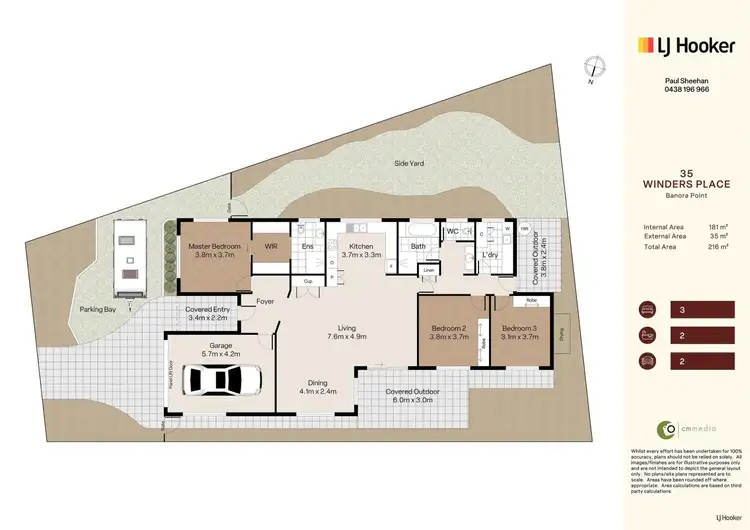 Floorplan of Homely house listing, 35 Winders Place, Banora Point NSW 2486