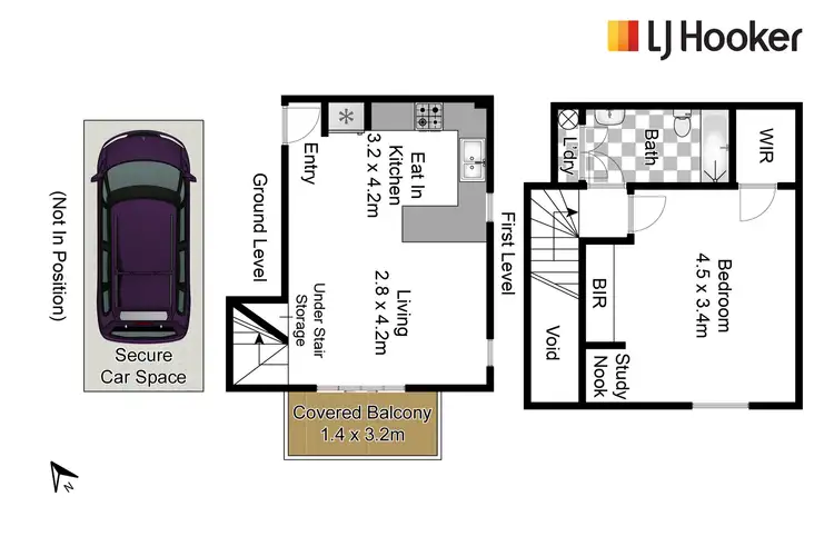 Floorplan of Homely unit listing, 2/5-17 Pacific Highway, Roseville NSW 2069