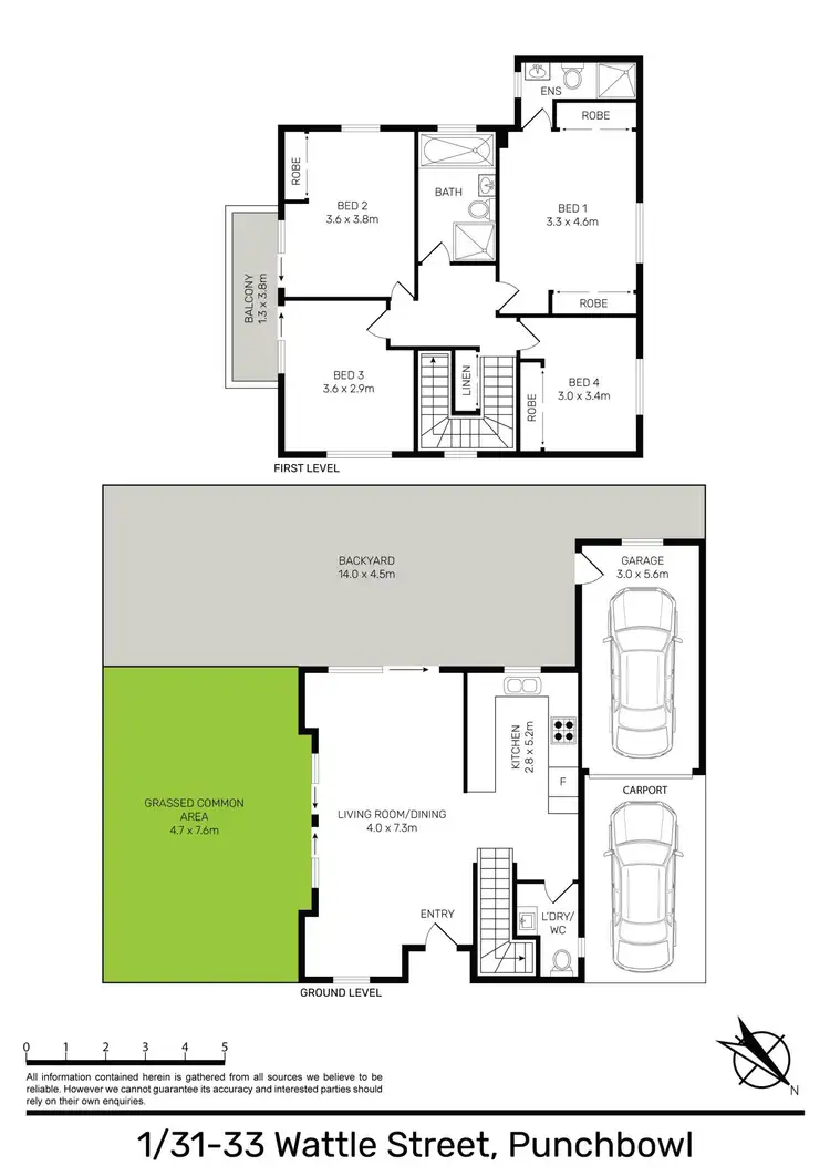 Floorplan of Homely house listing, 1/31 Wattle Street, Punchbowl NSW 2196