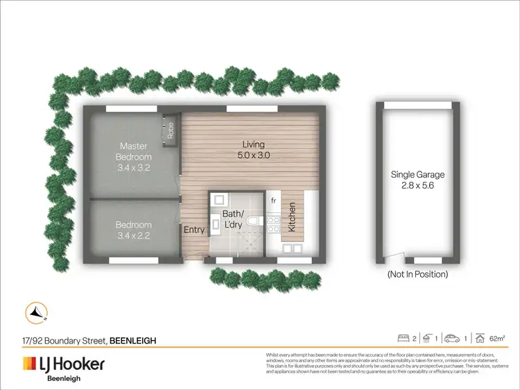 Floorplan of Homely unit listing, 17/92 Boundary Street, Beenleigh QLD 4207