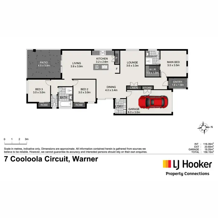 Floorplan of Homely house listing, 7 Cooloola Circuit, Warner QLD 4500