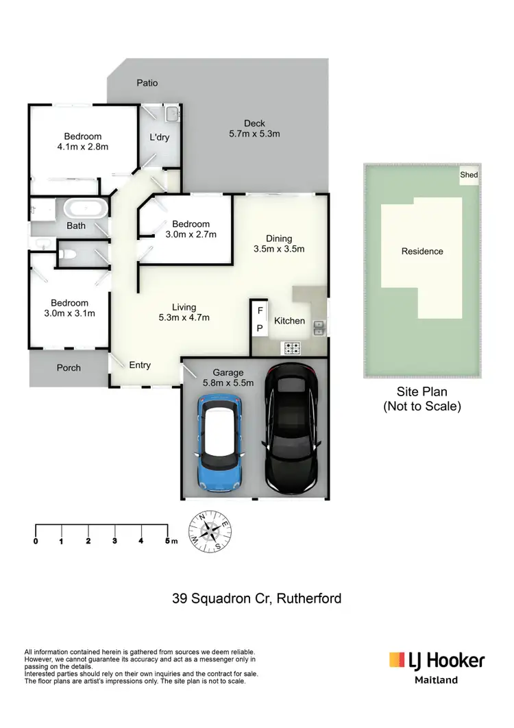 Floorplan of Homely house listing, 39 Squadron Crescent, Rutherford NSW 2320