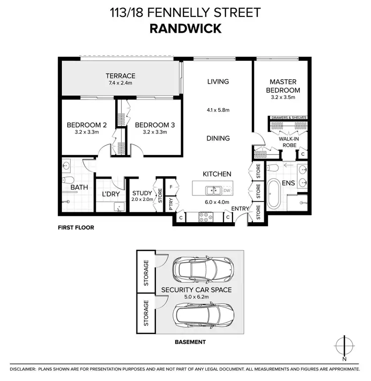 Floorplan of Homely apartment listing, 113/18 Fennelly Street, Randwick NSW 2031