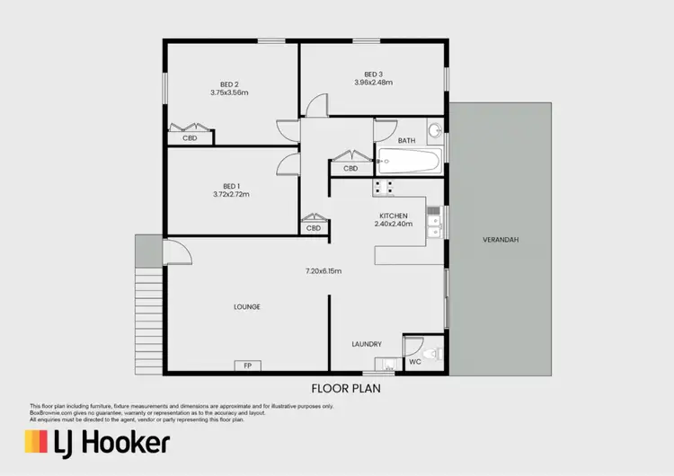Floorplan of Homely house listing, 245 MacLeod Street, Bairnsdale VIC 3875