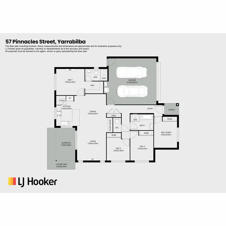 Floorplan of Homely house listing, 57 Pinnacles Street, Yarrabilba QLD 4207