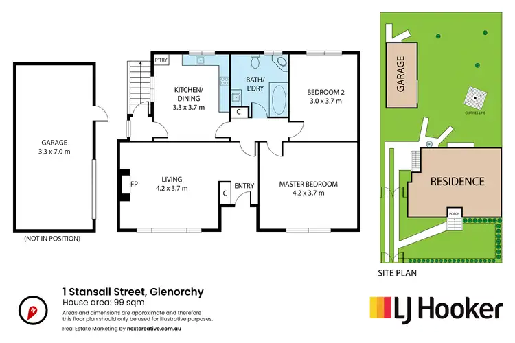 Floorplan of Homely house listing, 1 Stansall Street, Glenorchy TAS 7010