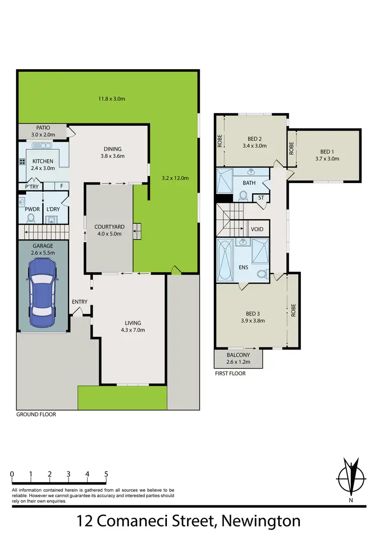 Floorplan of Homely house listing, 12 Comaneci Avenue, Newington NSW 2127