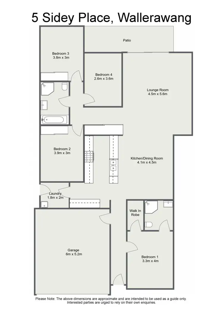 Floorplan of Homely house listing, 5 Sidey Place, Wallerawang NSW 2845