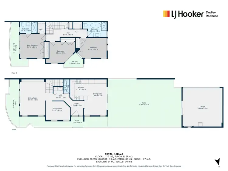 Floorplan of Homely townhouse listing, 1/14 The Lane, Maryville NSW 2293
