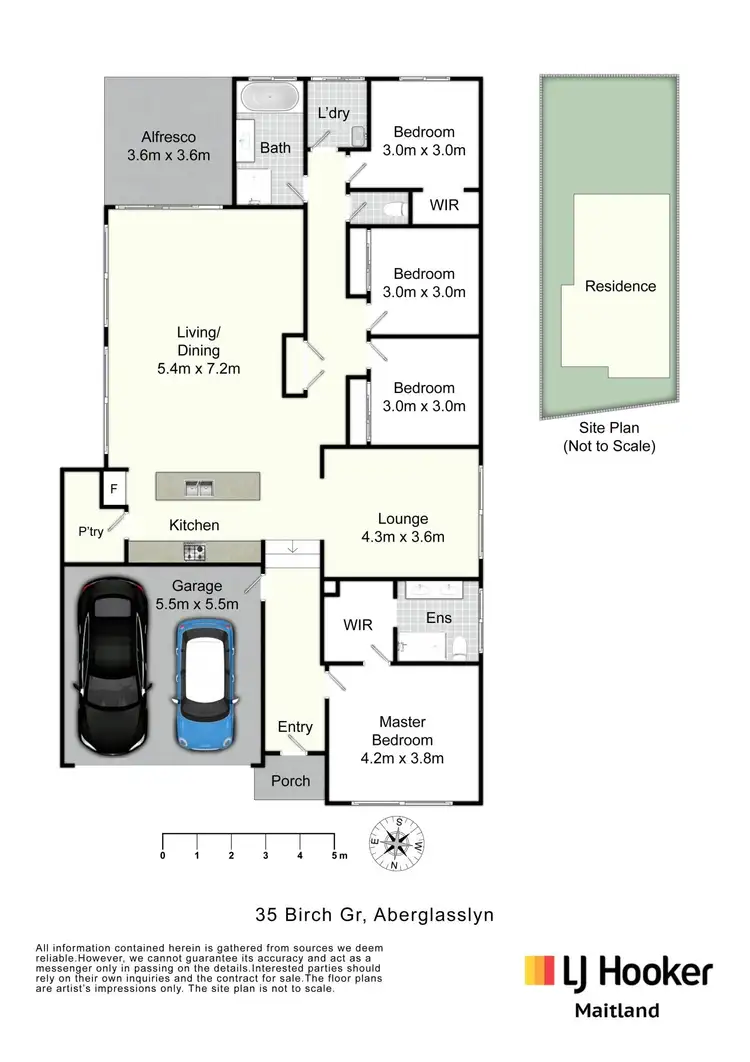 Floorplan of Homely house listing, 35 Birch Grove, Aberglasslyn NSW 2320