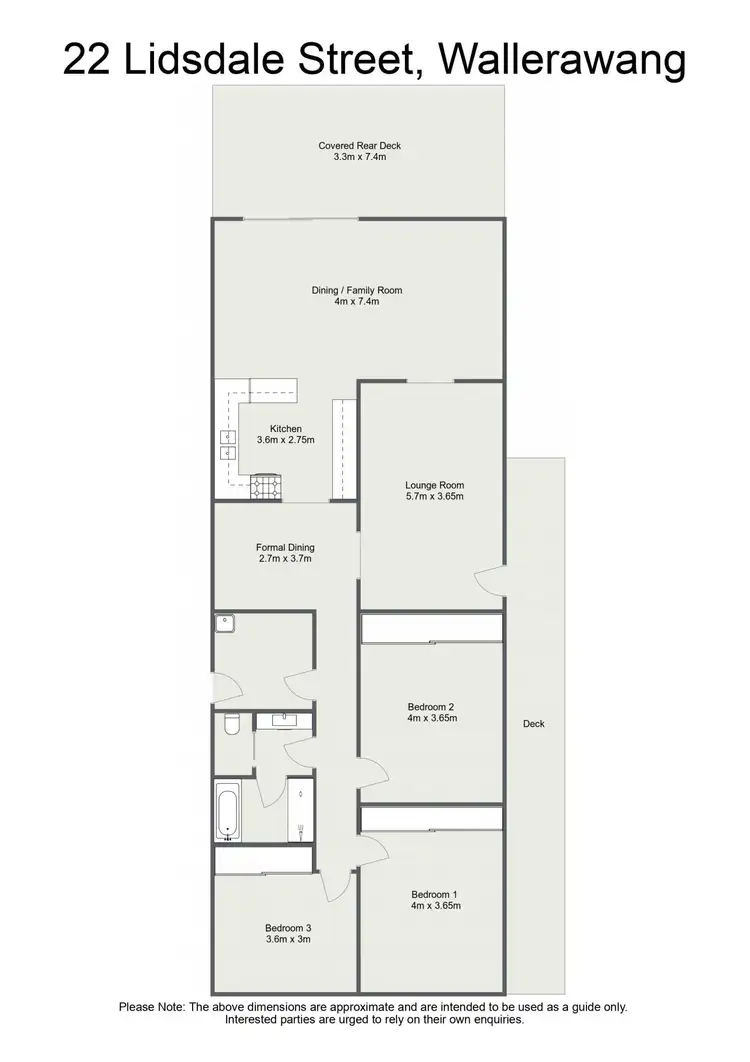 Floorplan of Homely house listing, 22 Lidsdale Street, Wallerawang NSW 2845