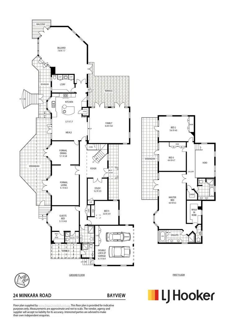 Floorplan of Homely house listing, 24 Minkara Road, Bayview NSW 2104