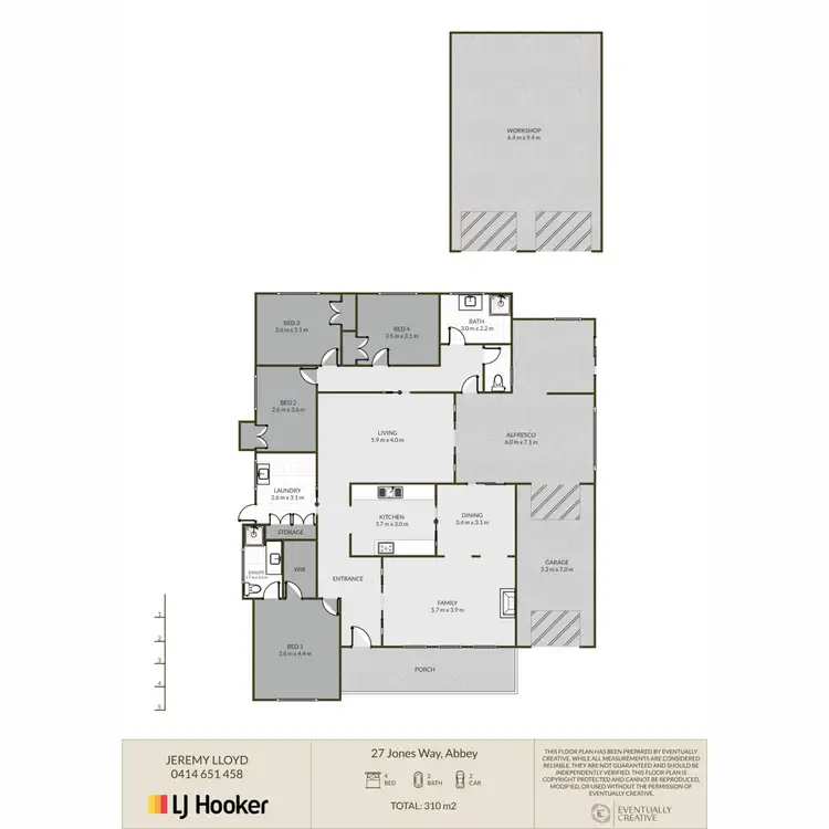 Floorplan of Homely house listing, 27 Jones Way, Abbey WA 6280