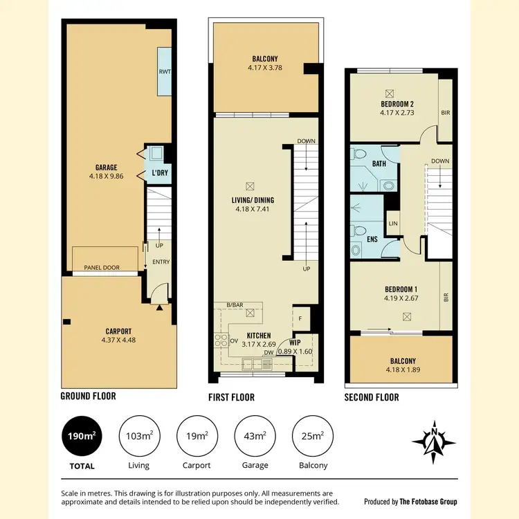 Floorplan of Homely townhouse listing, 4/149 Prospect Road, Prospect SA 5082