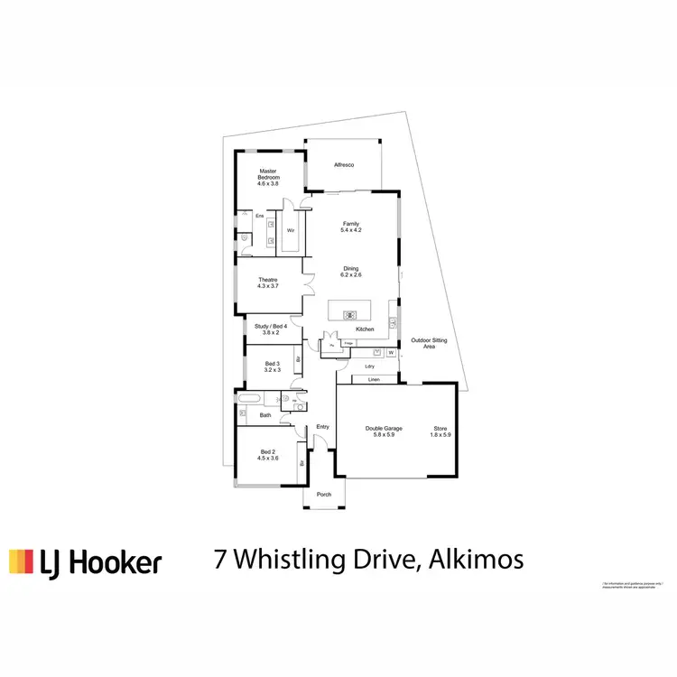 Floorplan of Homely house listing, 7 Whistling Drive, Alkimos WA 6038