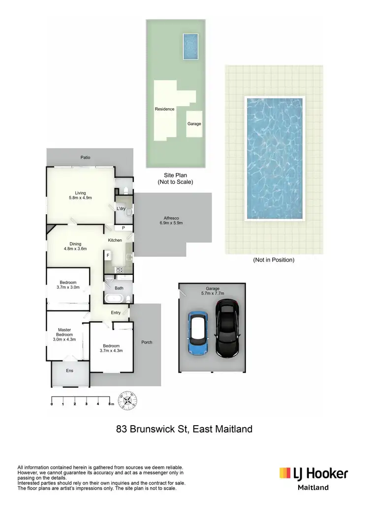 Floorplan of Homely house listing, 83 Brunswick Street, East Maitland NSW 2323