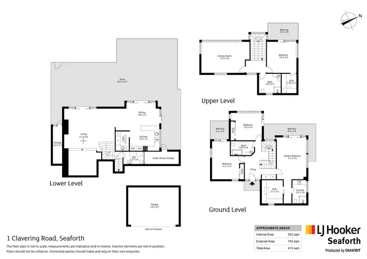 Floorplan of Homely house listing, 1 Clavering Road, Seaforth NSW 2092