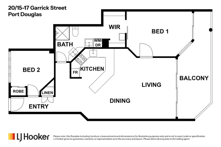 Floorplan of Homely unit listing, 20/15-17 Garrick Street, Port Douglas QLD 4877