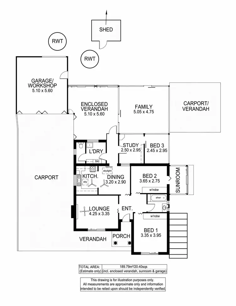 Floorplan of Homely house listing, 92-94 Rozelle Avenue, Melrose Park SA 5039