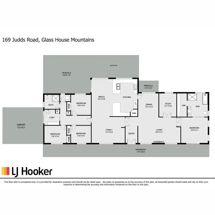 Floorplan of Homely house listing, 169 Judds Road, Glass House Mountains QLD 4518