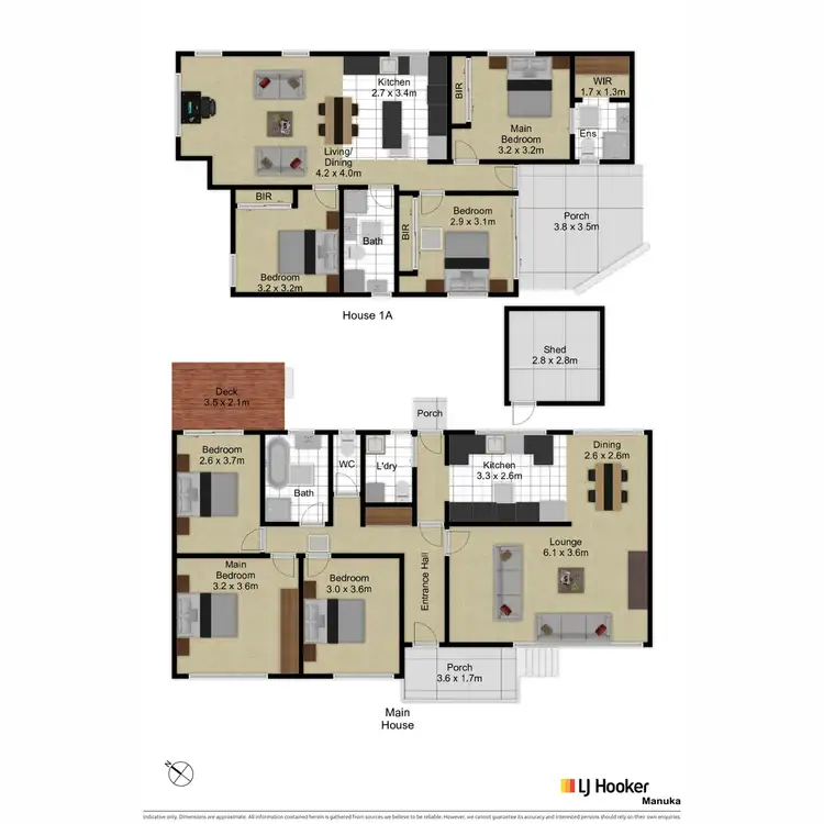 Floorplan of Homely house listing, 1 Manu Place, Waramanga ACT 2611