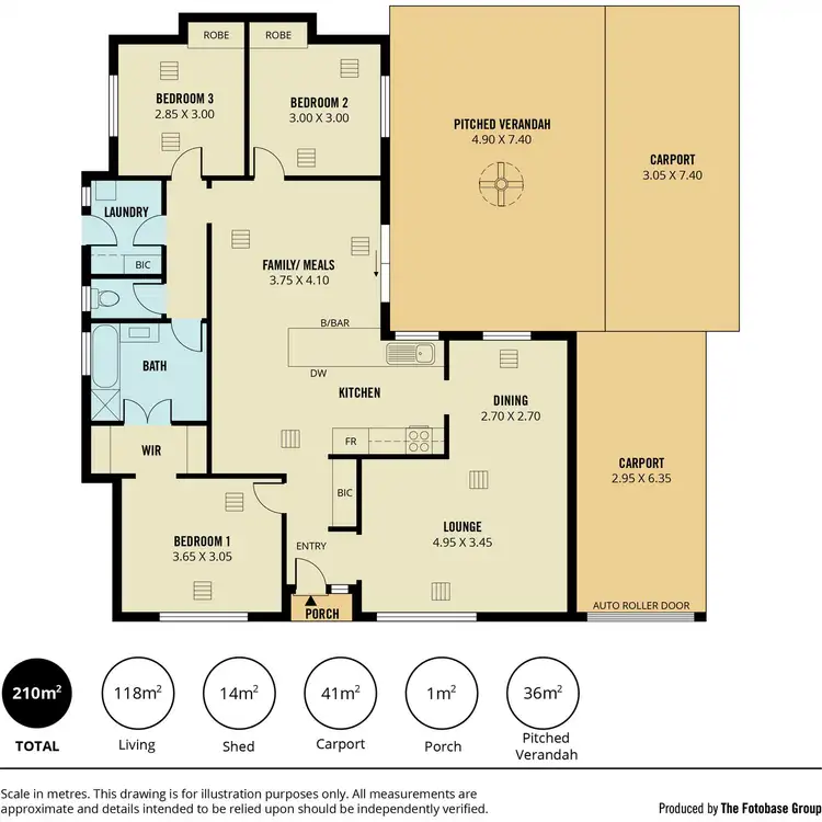 Floorplan of Homely house listing, 7 Rosebank Crescent, Hillbank SA 5112