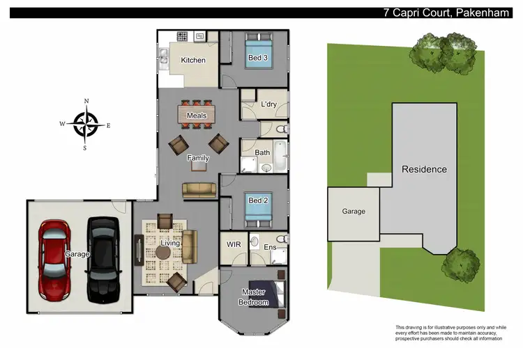 Floorplan of Homely house listing, 7 Capri Court, Pakenham VIC 3810