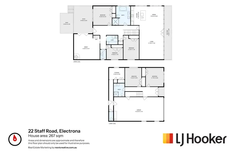 Floorplan of Homely house listing, 22 Staff Road, Electrona TAS 7054