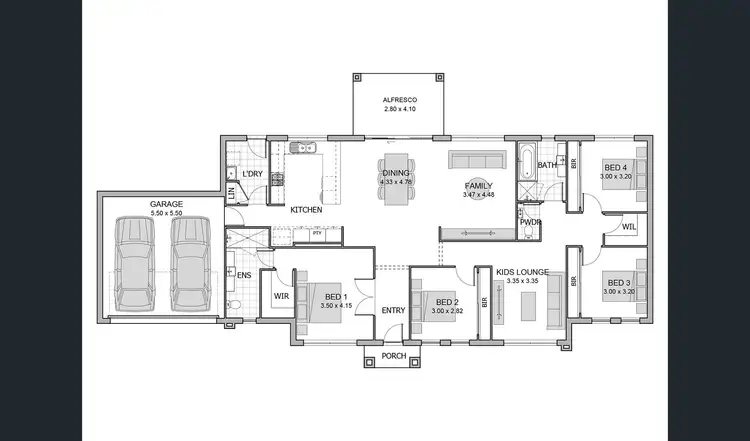 Floorplan of Homely house listing, Lot 26 Hamilton Rise, Yass NSW 2582