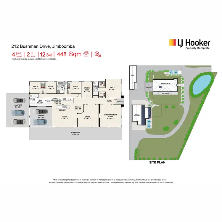 Floorplan of Homely house listing, 212 Bushman Drive, Flagstone QLD 4280