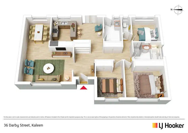 Floorplan of Homely house listing, 36 Darby Street, Kaleen ACT 2617