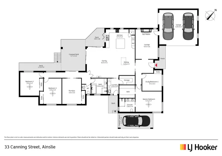 Floorplan of Homely house listing, 33 Canning Street, Ainslie ACT 2602
