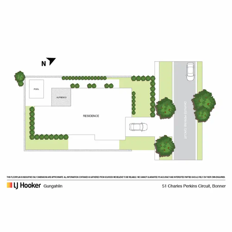 Floorplan of Homely house listing, 51 Charles Perkins Circuit, Bonner ACT 2914