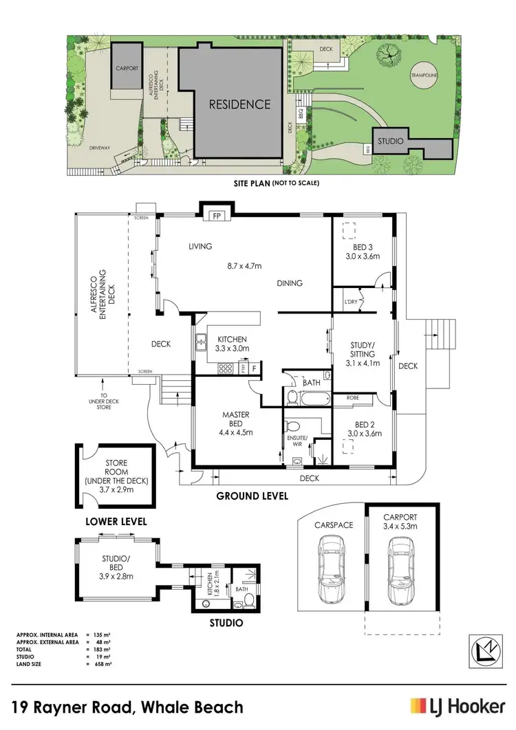 Floorplan of Homely house listing, 19 Rayner Road, Whale Beach NSW 2107