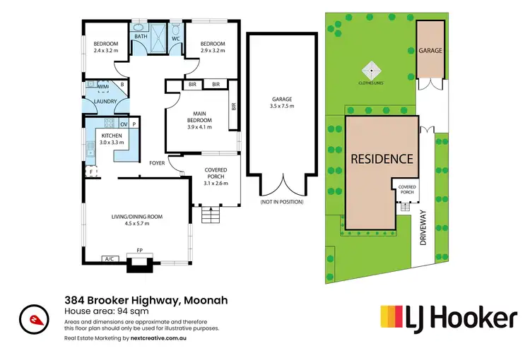 Floorplan of Homely house listing, 384 Brooker Highway, Moonah TAS 7009