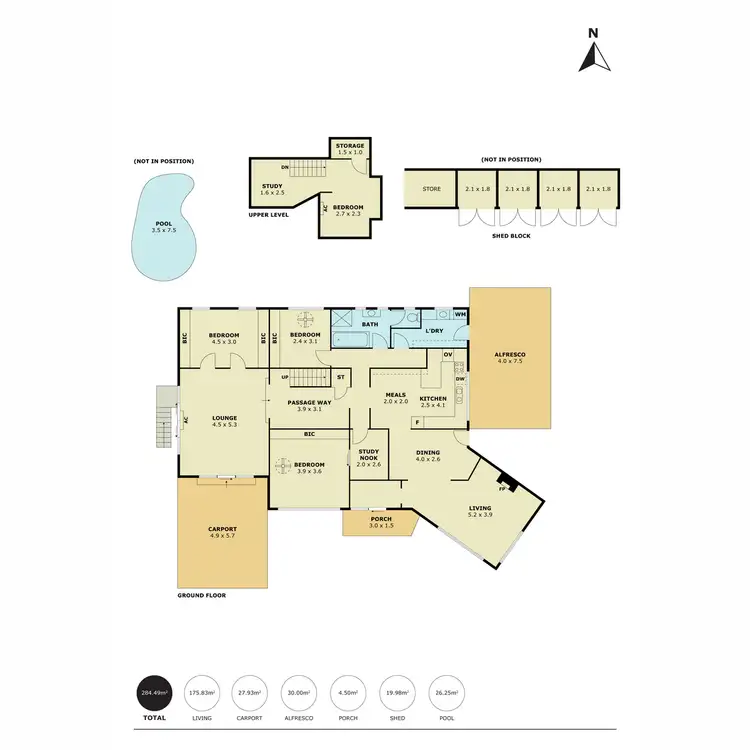 Floorplan of Homely house listing, 24 Spring Crescent, Banksia Park SA 5091