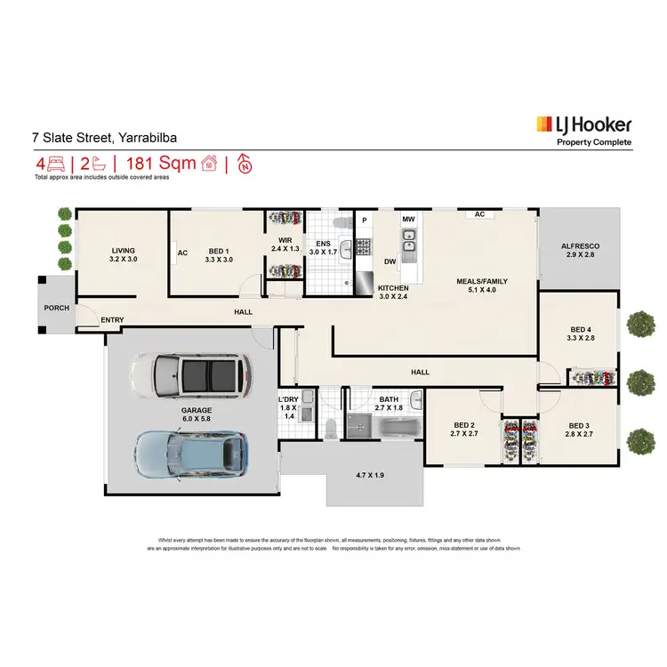 Floorplan of Homely house listing, 7 Slate Street, Yarrabilba QLD 4207