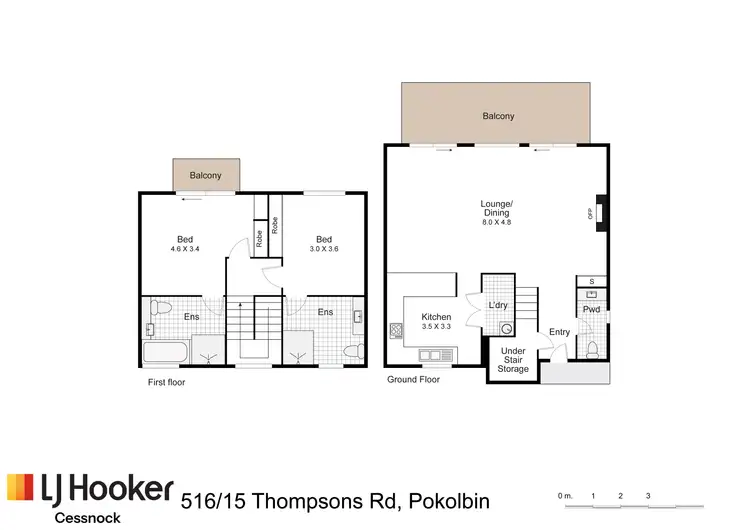 Floorplan of Homely villa listing, Villa 516/15 Thompsons Rd, Pokolbin NSW 2320