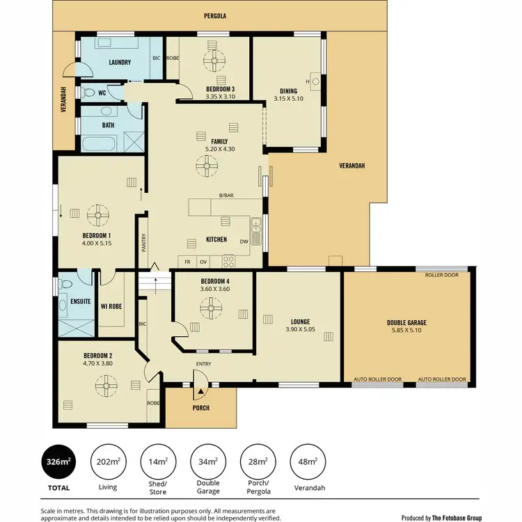 Floorplan of Homely house listing, 22 Prelate Court, Wynn Vale SA 5127