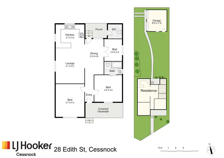 Floorplan of Homely house listing, 28 Edith Street, Cessnock NSW 2325