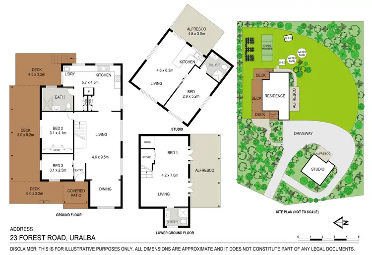 Floorplan of Homely house listing, 23 Forest Road, Uralba NSW 2477