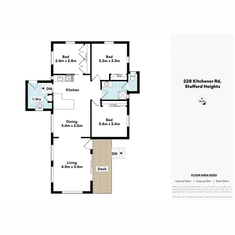Floorplan of Homely house listing, 228 Kitchener Road, Stafford Heights QLD 4053