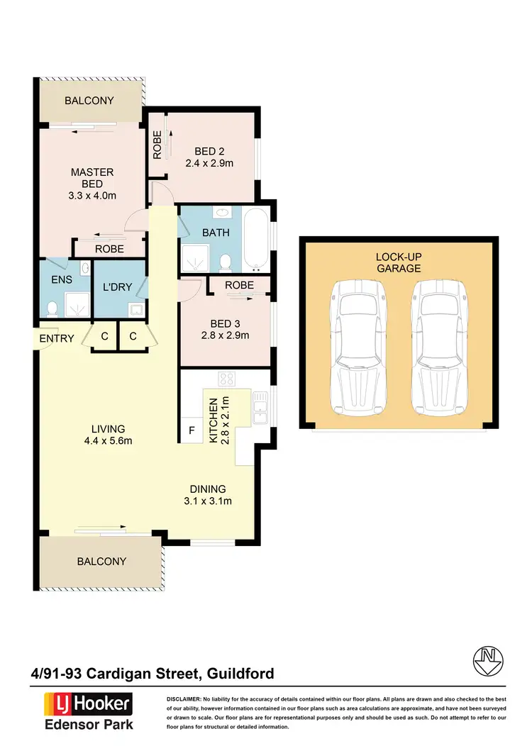 Floorplan of Homely house listing, 4/91-93 Cardigan Street, Guildford NSW 2161