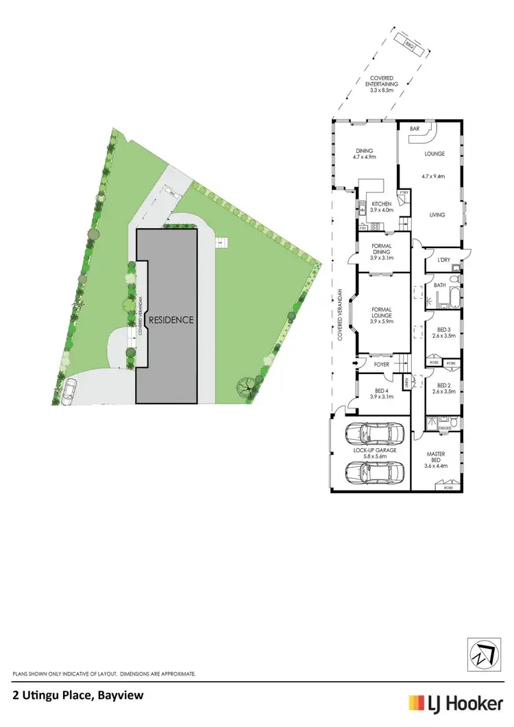 Floorplan of Homely house listing, 2 Utingu Place, Bayview NSW 2104