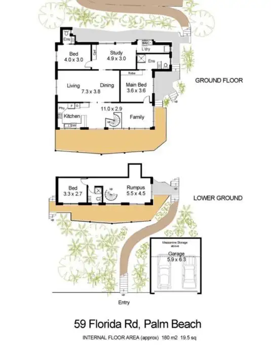 Floorplan of Homely house listing, 59 Florida Road, Palm Beach NSW 2108