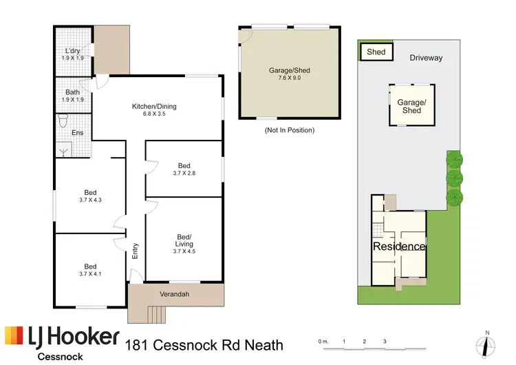 Floorplan of Homely house listing, 181 Cessnock Road, Neath NSW 2326