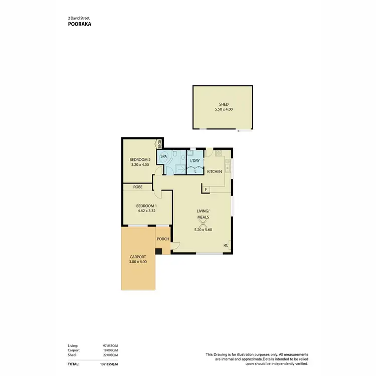Floorplan of Homely house listing, 2/2 David Street, Pooraka SA 5095