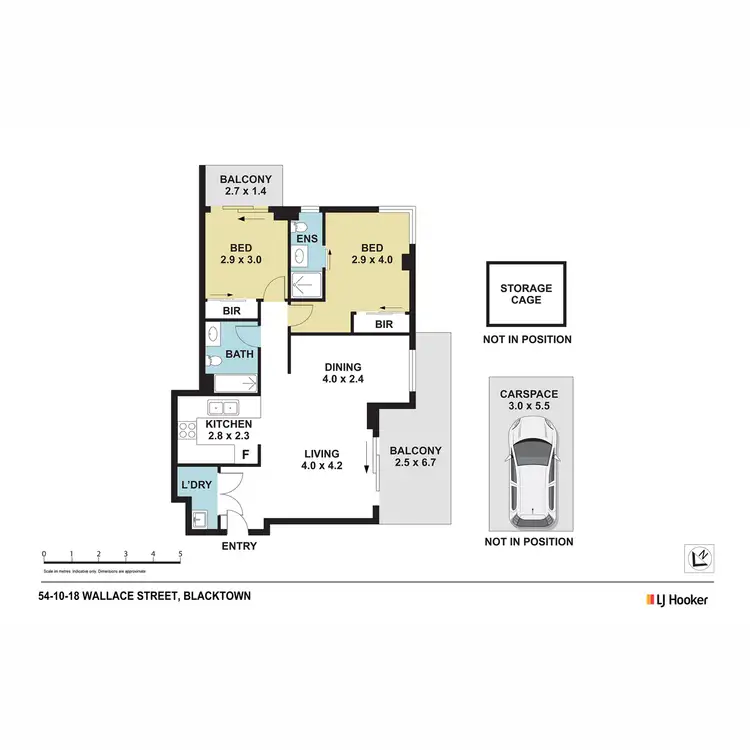 Floorplan of Homely unit listing, 54/10 Wallace Street, Blacktown NSW 2148
